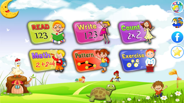 Gaming math app for basic skills