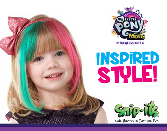 2017 Ponytail Style And Other Kids' Hair Trends Inspired By My Little Pony:  The Movie | Snip-Its